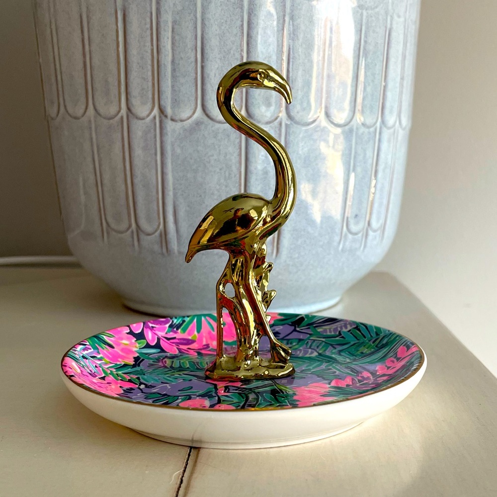 Lilly Pullizer ring dish w gift box